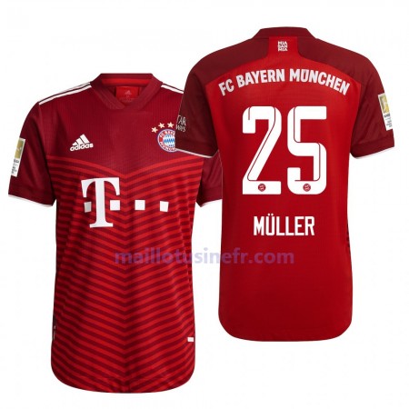Maillot de Foot FC Bayern Munich Thomas Muller 25 Domicile 2021-22 Maillot de Foot FC Bayern Munich Thomas Muller 25 Domicile 2021-22
